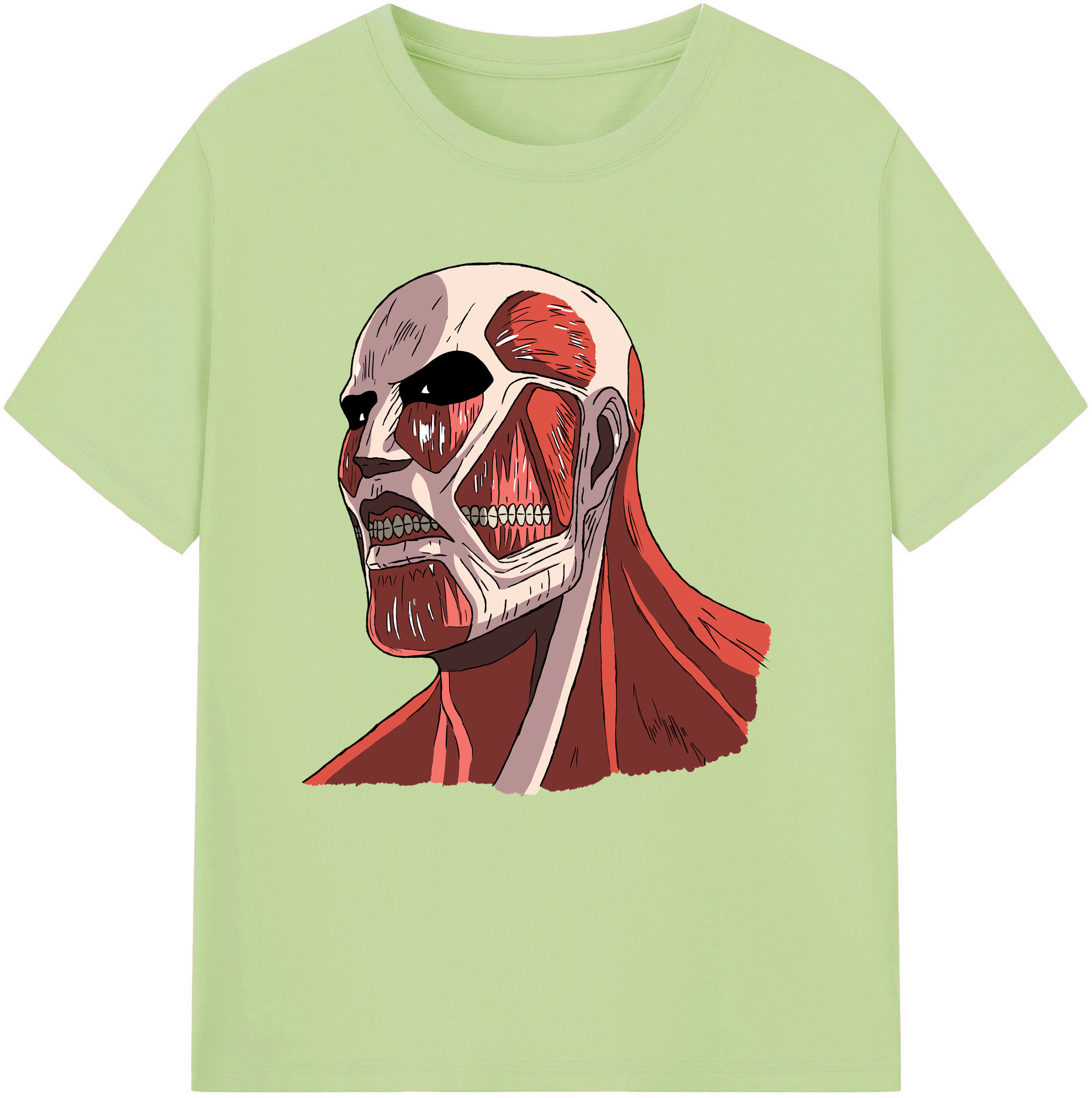 （画像用） 進撃の巨人 Attack on Titan 綿100％半袖Tシャツ（フロントプリント）